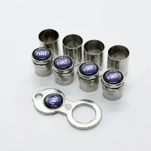 Bico De Pneu Roda C/ Antifurto Fiat Azul