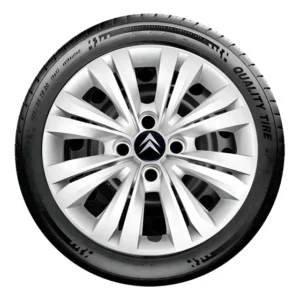 Calotas Aro 14 Jogo 4 Pçs Prata Parafusada Citroen C3 G245j