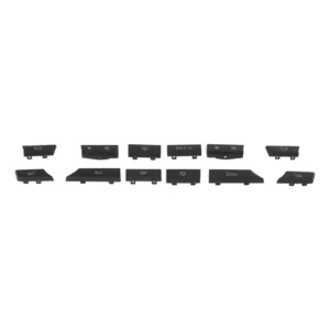 Conjunto De 12 Peças Do Botão Do Interruptor De Ar