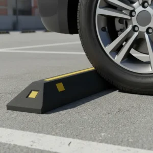 Limitador De Vagas Estacionamento 55 Cm + Parafusos E Buchas