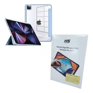 Capinha Tablet iPad Pro 11 2ger Transparent + Película Fosca