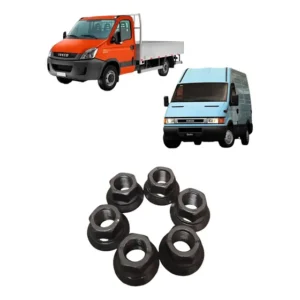 Jogo De Porcas Dianteiras E Traseiras Iveco Daily Até 2025