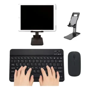 Kit Teclado + Mouse + Suporte Para Tablet Vaio Tl10 10.4 Pol