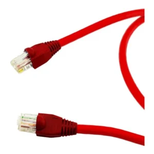 Cabo De Rede 2m Cat6 Furukawa Rj45 Vermelho Gigabit S. Veloz