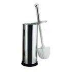 Escova Sanitária Aco Inox Brilhante Esfregador Limpador Vaso Prateado - Imagem 6