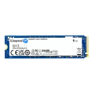 Unidade De Estado Sólido Kingston M.2 Nvme Pcie 4.0 Nv3 De 1 Tb, Azul Escuro