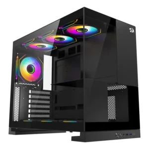 Gabinete Gamer Redragon Eternal Preto Sem Fans Preto