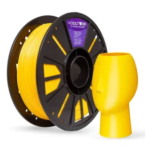 Filamento Petg HF High Fluidity Amarelo 1kg Impressão Voolt3D