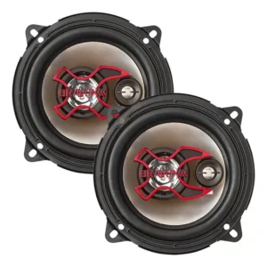 Alto Falante Bravox Triaxial 5 B3x50 100w Rms 4 Ohms Cor Vermelho.