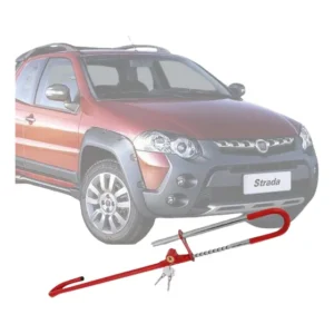 Trava Anti-furto Pedal E Volante Fiat Strada 1998 Até 2024