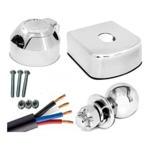 Kit De Engate Esfera ( Bola, Tomada, Chicote E Capa 8,5mm )