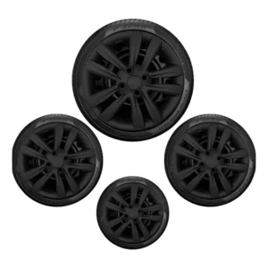 Jogo 4 Calotas Hb20 Aro 14 Preto Fosco Hatch Sedan