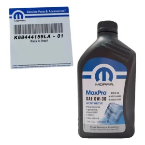 Óleo De Motor Sintético 0w30 Mopar Original K68444159la