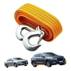 Cabo Reboque Automotivo Reforçado 3t 4 Metros Linha Premium Laranja-claro