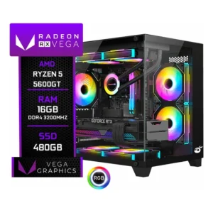 Pc Gamer Setup Ninja Trigger Amd Ryzen 5 5600gt 16gb Ddr4 Ssd 480gb