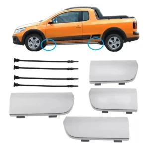 Jogo Completo 4 Tampas Macaco Spoiler Saveiro Cross G5 G6 Vw