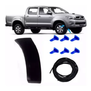 Alargador Parachoque+borracha+presilhas Hilux Srv 05-2011 Ld