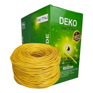 Cabo de Rede UTP Cat6 305m 100% Cobre 4 Pares Trançados Deko