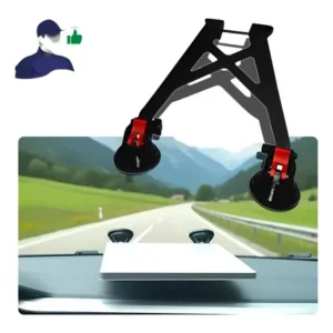 Suporte Starlink Mini Veicular Ventosas Painel Anti Multa Preto