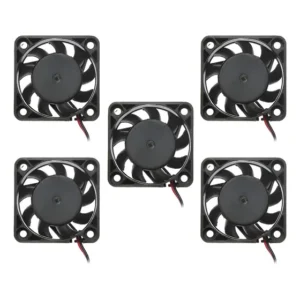 Kit 5 Ventoinhas Cooler 40x40x10 40mm 4cm 12v Eletroventilad