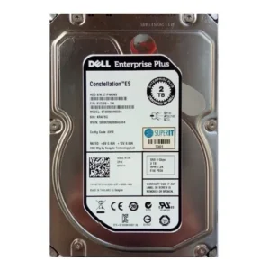 Disco rígido Dell 2TB Sas prateado para servidores e armazenamento.