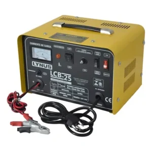 Carregador de Baterias Lynus 12V e 24V para Carros e Motos