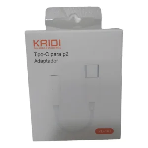 Cabo Adaptador Kaidi Usb Tipo C Para Áudio P2 Branco