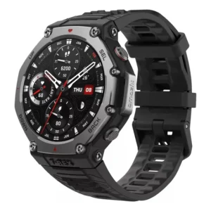 Relogio Smartwatch Amazfit T-rex 3 Cx Onix -lançamento+ Caixa Preto Pulseira Preto Bisel Preto Desenho da pulseira Esportiva