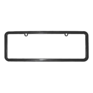 Moldura Preta Placa Mercosul Carro 365x120mm Preto