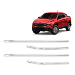Aplique Cromado Pestana Fiat Toro 2020 2021 2022 2023