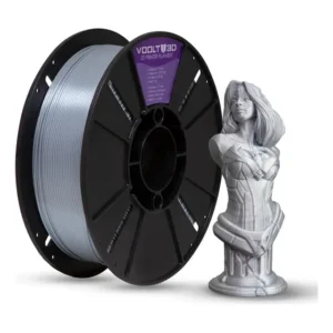 Filamento Pla Alumínio Vsilk Premium 1kg Impressoras 3D Nacional