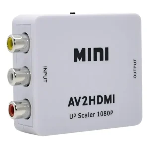 Mini Adaptador AV Conversor Para HDMI 1080p Av 2hdmi Exbom