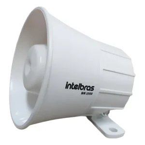Sirene Com Fio Intelbras Sir 1000 105db Branca Para Alarmes