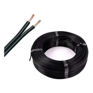 Cabo Paralelo 2x2,5mm² 100m Preto PVC Reforçado Maxtop