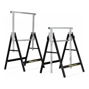 Kit C/2 Cavaletes Dobrável Com Altura Ajustável 80 - 130 Cm