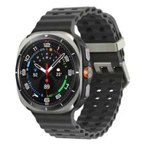 Samsung Galaxy Ultra Smartwatch Titânio Resistente A Água Caixa Preto Pulseira Preto