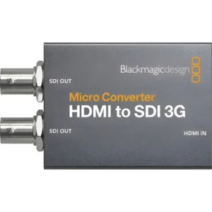 Micro Conversor Blackmagic Hdmi Para Sdi 3g (com Fonte) Cinza