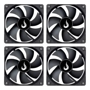 Kit Com 4 Cooler/chassi Fan 120mm 12cm Preto - Rm-bk-01-fb