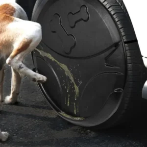 4 Capa De Proteção Roda Pneu Xixi Cachorro Serve Aro 13 A 18 Preto