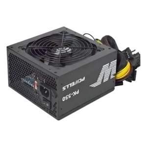 Fonte Gamer Atx 550w Pcwells Pk-550 (com Cabo) Preto