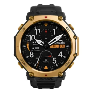 Amazfit T-rex 3 Pro Black Gold 48mm - Preto - Esportivo - Preto - Gold