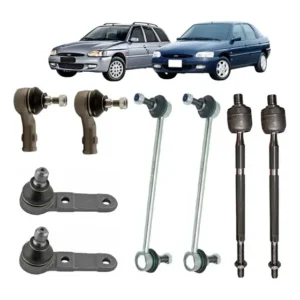 Kit Axial Pivô Terminal Bieleta Escort Zetec 1997 A 2003