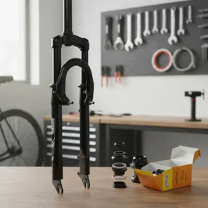 Garfo Suspensao Bike Aro 26 V-brake Disco 21.1mm +jg Direção