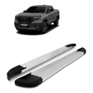 Estribo Dodge Ram Rampage 2023 A 2025 Cd Alumínio Prata C&k Prata