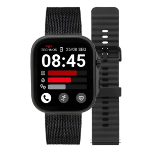 Relógio Smartwatch Technos T-max Atende Chamada Tela Amoled