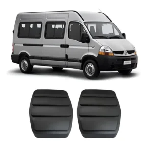 Kit De Capas Dos Pedais Freio E Embreagem P/ Renault Master