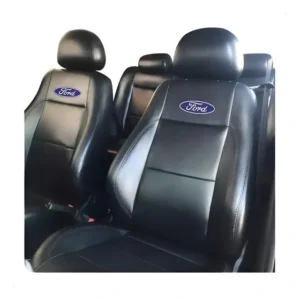 Capa De Banco 100% Couro Ford Fiesta Sedan 2004 Até 2014
