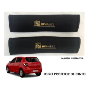 Protetor Capa Cinto Segurança Bordad Renault (par) Qualidade