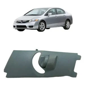 Moldura Coluna Cinto Esquerdo Honda Civic 2007 A 2014 Cinza