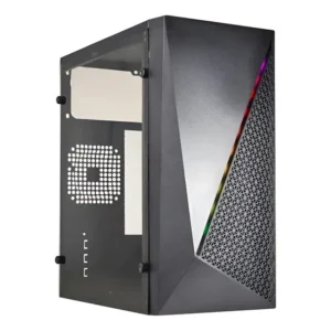 Gabinete Gamer K-Mex Micro CG15NX Preto Mid Tower Acrílico